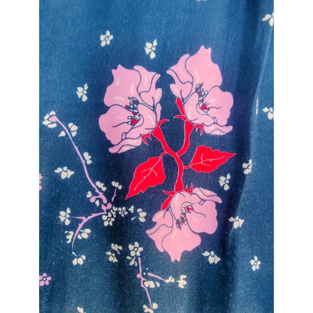 New WT Funky‎ Flavours Floral Utility Romper Zip Front Ring Pull Playsuit XS - Picture 4 of 4